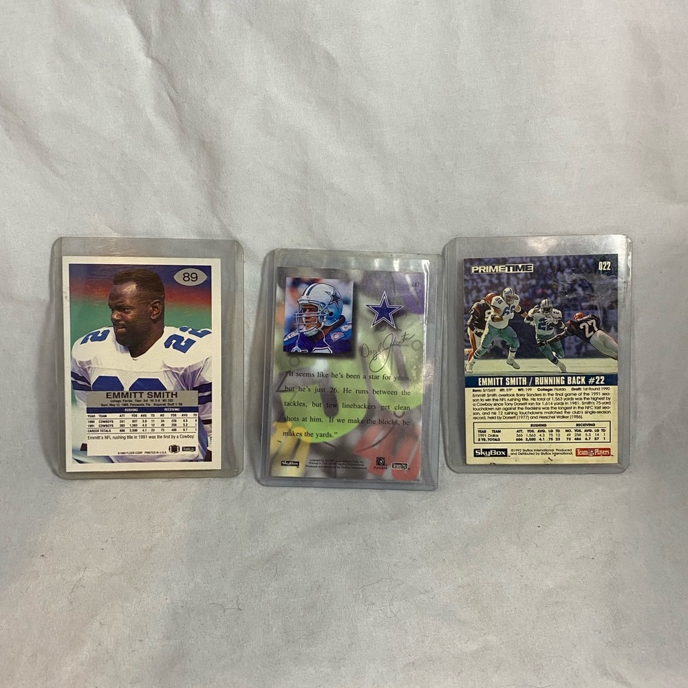 Emmitt Smith Football Cards